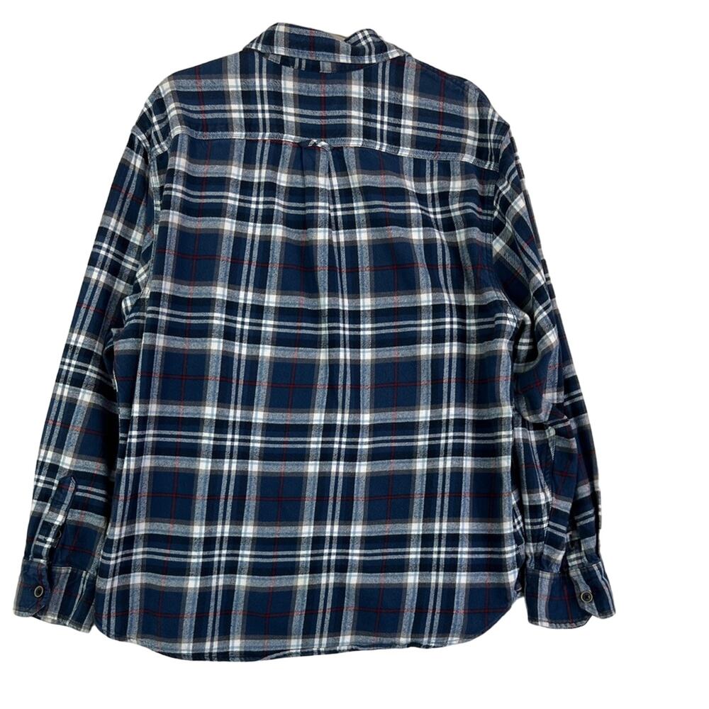 JACHS Shacket Mens XL Blue Plaid Long Sleeve - Picture 2 of 9